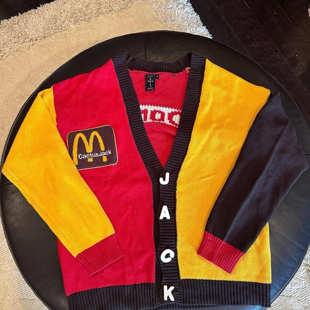 Cactus Jack by Travis Scott Red and Yellow Jacket